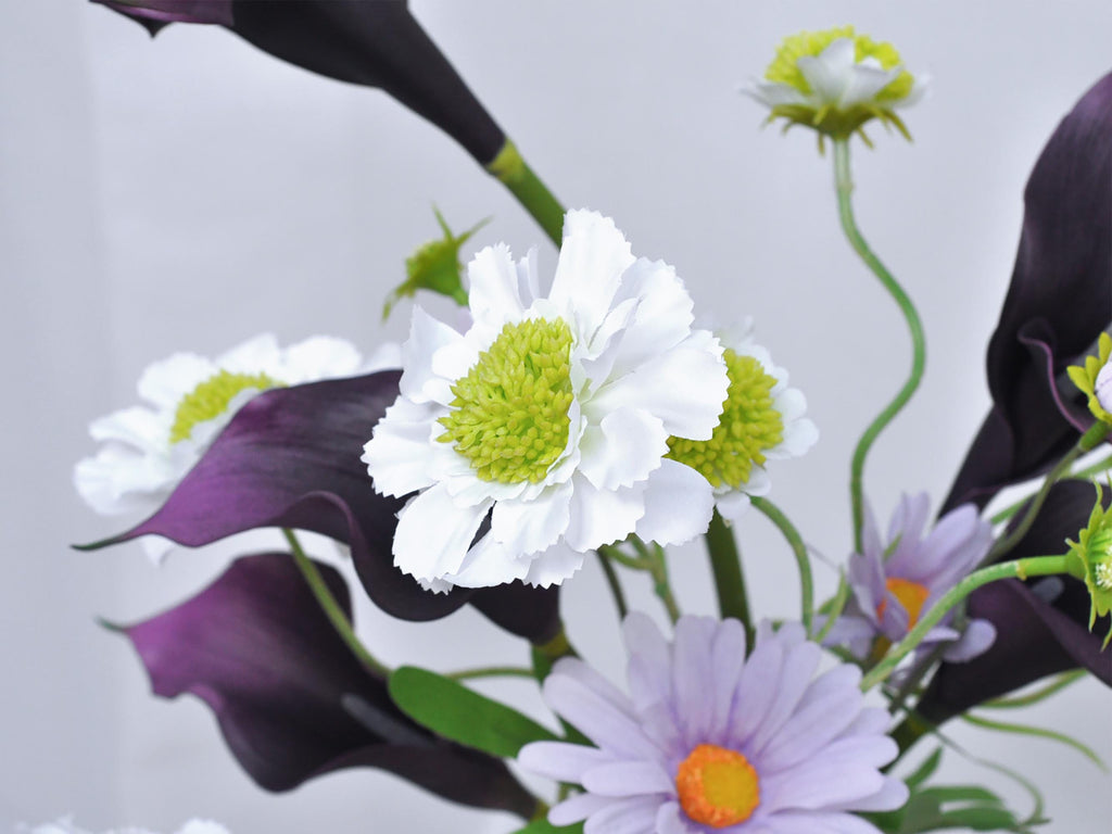Calla Lily Flower Bouquet, EVA Pincushion Bridal Bouquet, Bridesmaid Bouquet Gift, Simple Table Centerpiece, Flower For Vase Home Decor Gift