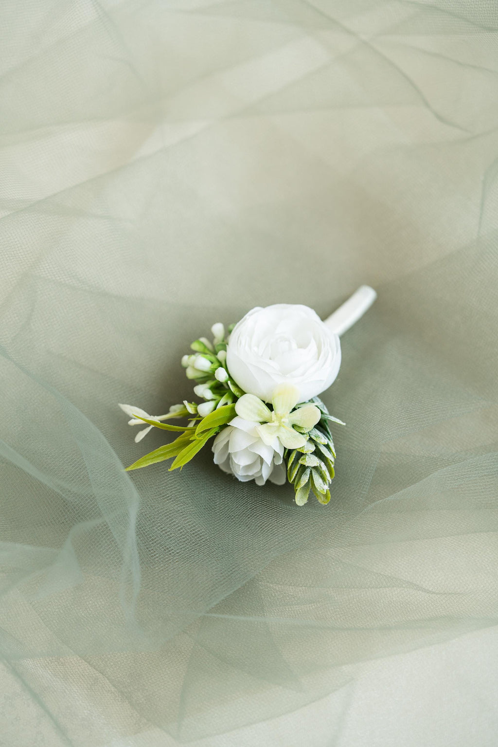 Rustic White, Yellow & Dusty Pink Rose Bracelet With Pearl, Real Touch Tulip Wrist Corsage, Gift For Her, Groom Boutonniere, Prom Corsage