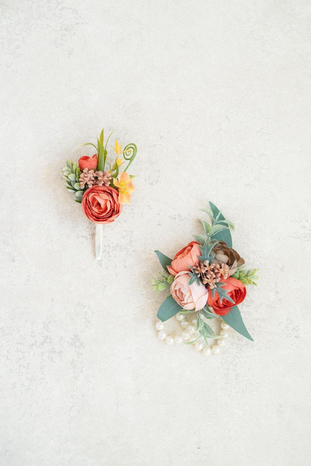 Cascade Autumn Brown Rose Bridal Bouquet, Dusty Pink Bridesmaid Bouquet, Champagne Dahlia Bridesmaid Bouquet Gift, Gift For Her Boho Wedding