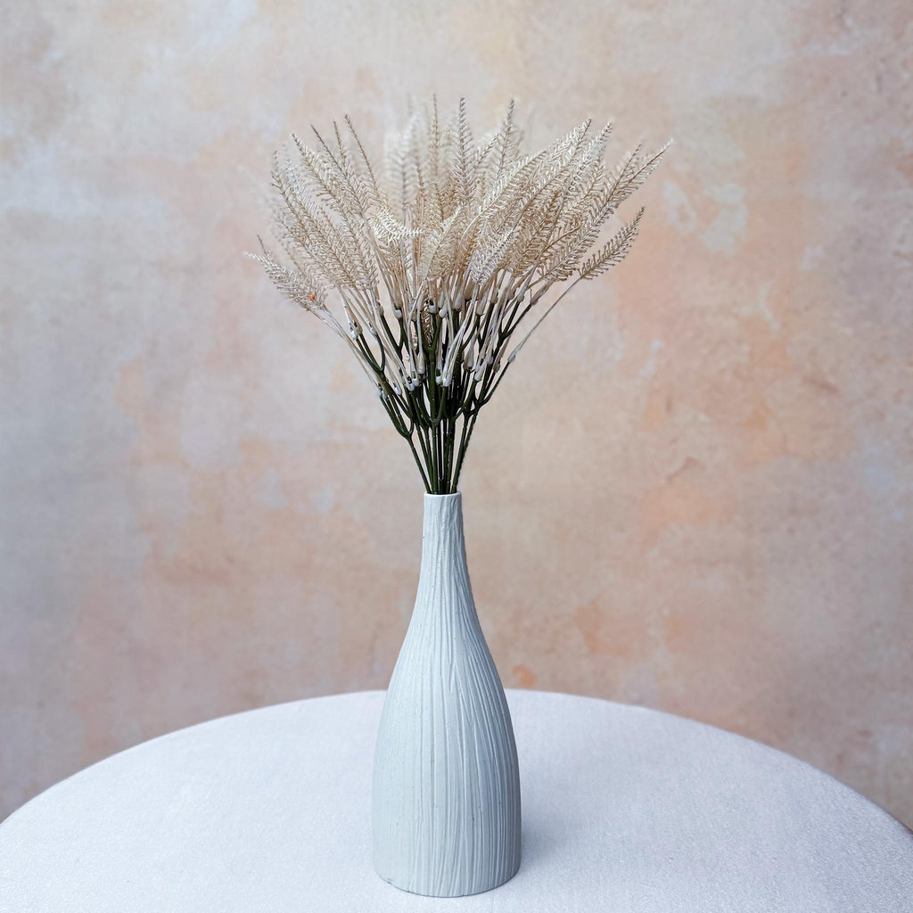 Silk Pampas Grass Bouquet, Faux Reed Stems, Fall Foxtail Floral Arrangements, Wedding Floral Decor, Rustic Home Decor, Table Centerpiece