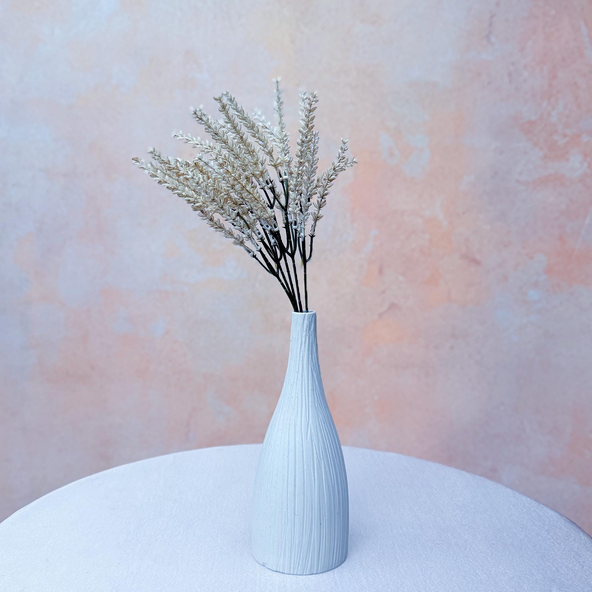 Silk Pampas Grass Bouquet, Faux Reed Stems, Fall Foxtail Floral Arrangements, Wedding Floral Decor, Rustic Home Decor, Table Centerpiece
