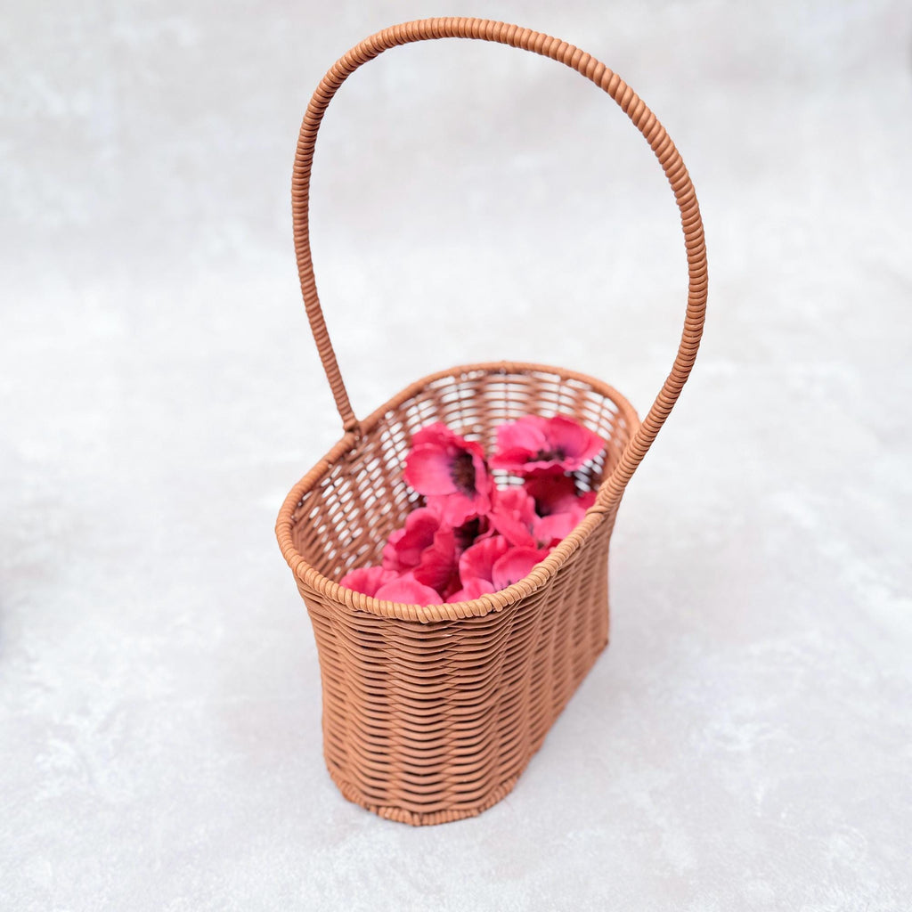 25 Red Cosmos Flower Head - Wedding Aisle Decor, Cake Topper, Flower Girl Basket Petals, DIY Silk Fake Flower Confetti, Fireplace mantel
