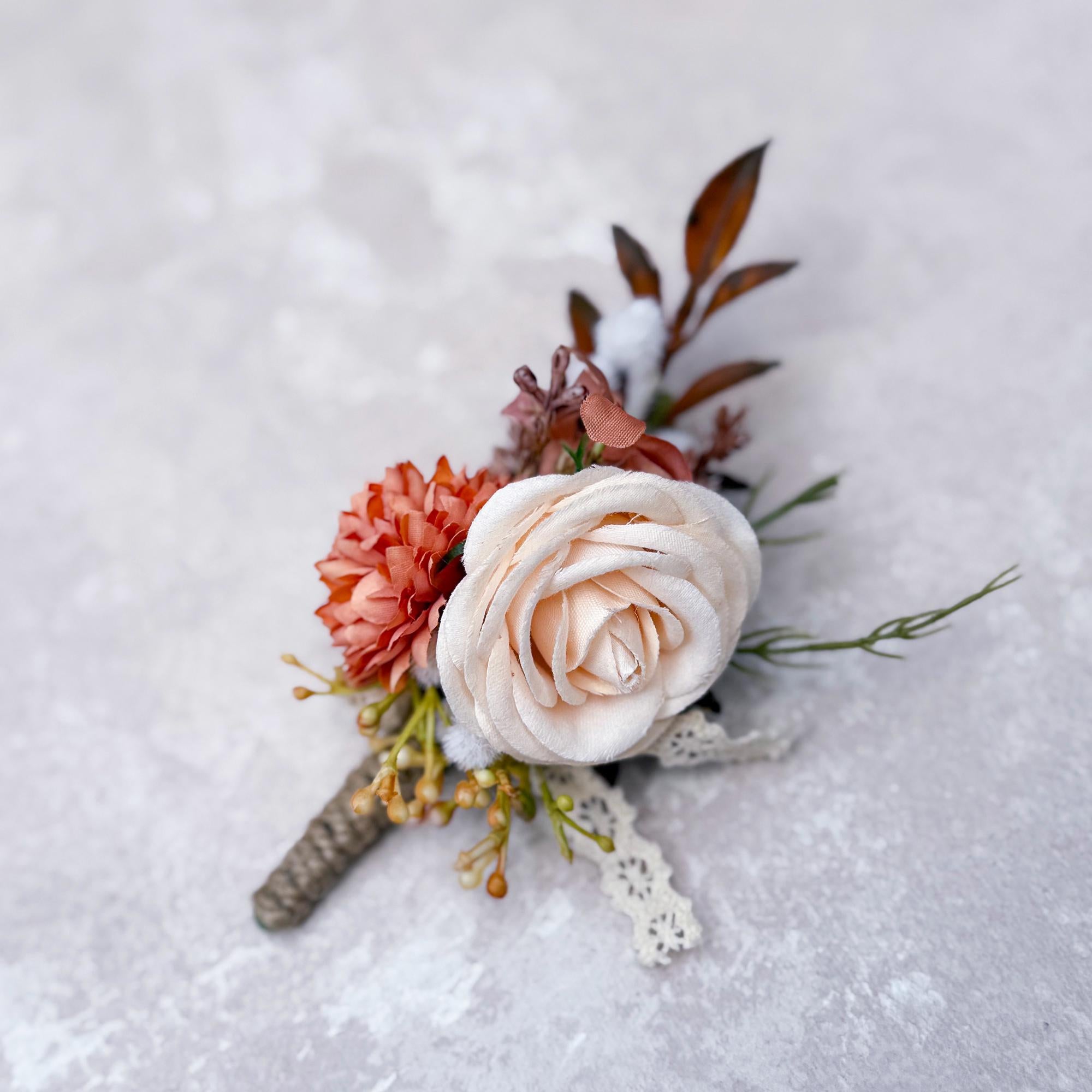 Surprising Wildflower Pearl Bracelet Gift For Back To School Party Boutonniere, Gift For Bridesmaid Bridal Accessories, Best Man Boutonniere