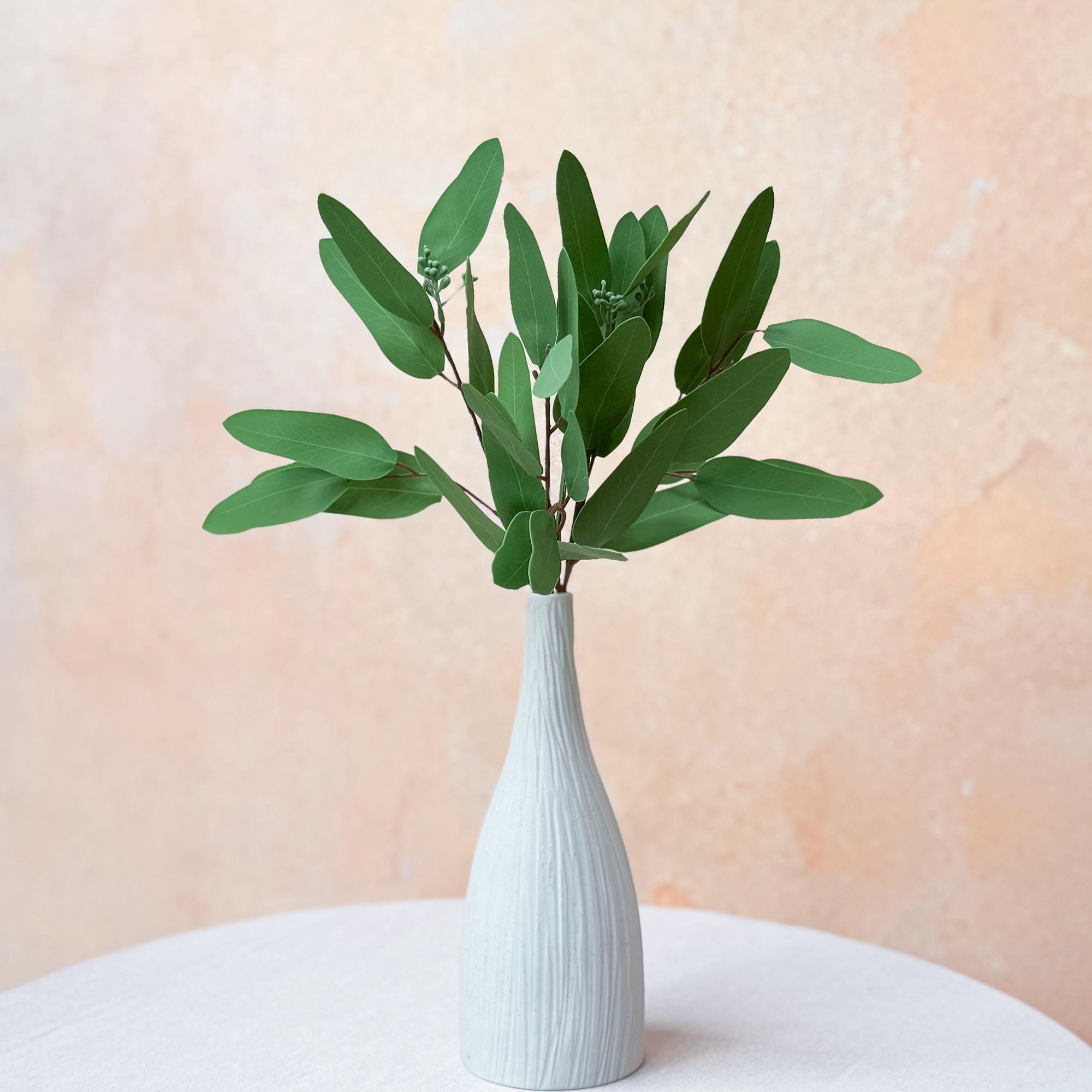 3D Printing Fake Eucalyptus Bundle, Real Touch Eucalyptus Bundle, Faux Plant For Wedding Decor, Home Decor, Wreath and Bouquet DIY Work