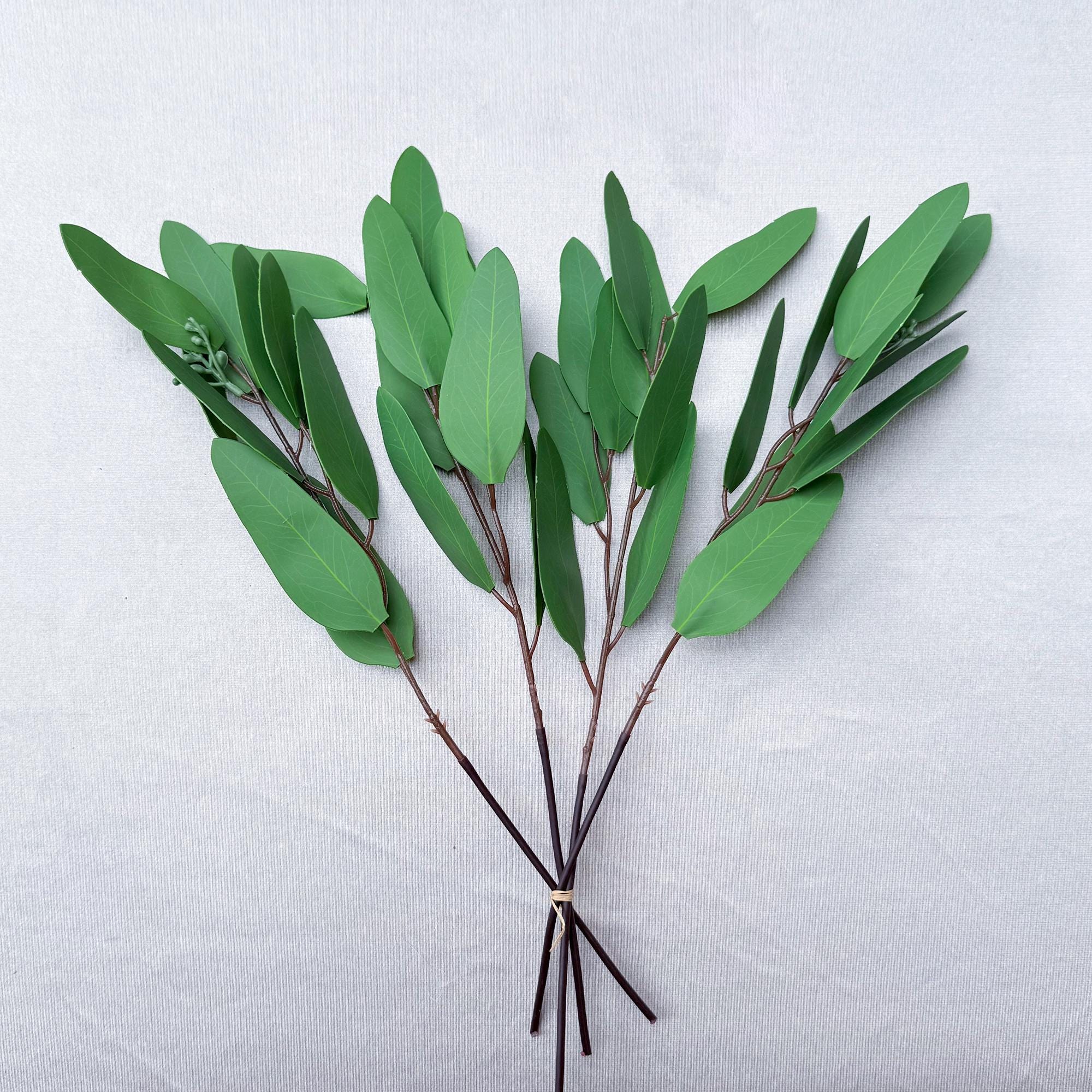 3D Printing Fake Eucalyptus Bundle, Real Touch Eucalyptus Bundle, Faux Plant For Wedding Decor, Home Decor, Wreath and Bouquet DIY Work