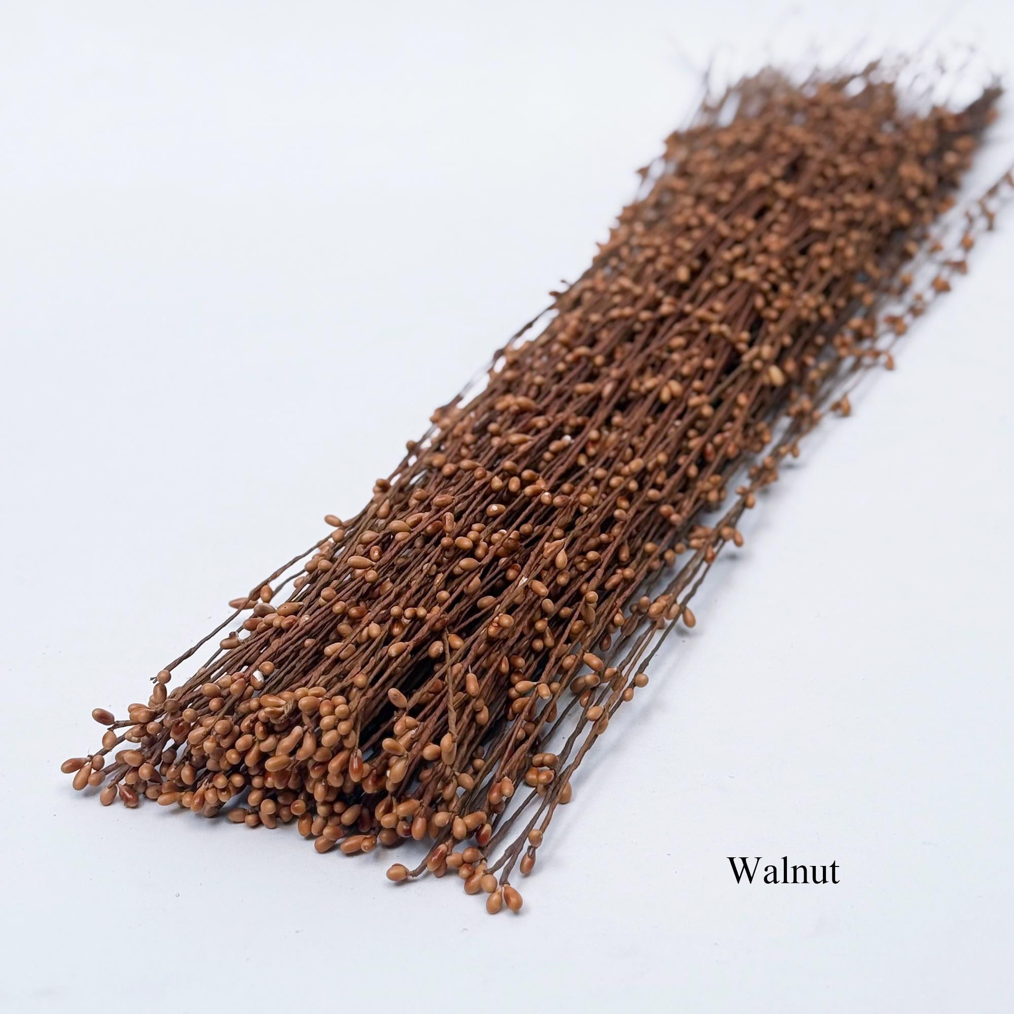 50pcs White Ivory Pip Berry Stems - 23.5'' Bendable Branches for DIY Home Decor, Rustic Wreath, Crown, Tiara,Card Making & Craft Accessories