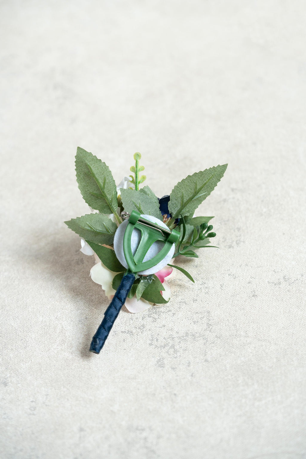 Rustic Champagne Pink Rose Pearl Bracelet - Navy Wrist Corsage Gift For Her Military Wedding, Mom, Bridesmaid Gift, Prom, Bridal Accessories