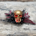 Luminous Bloody Skull Halloween Brooch - Horror Vibe Max Halloween Accessories, Boutonniere Dress Gift for Kids and Family Members