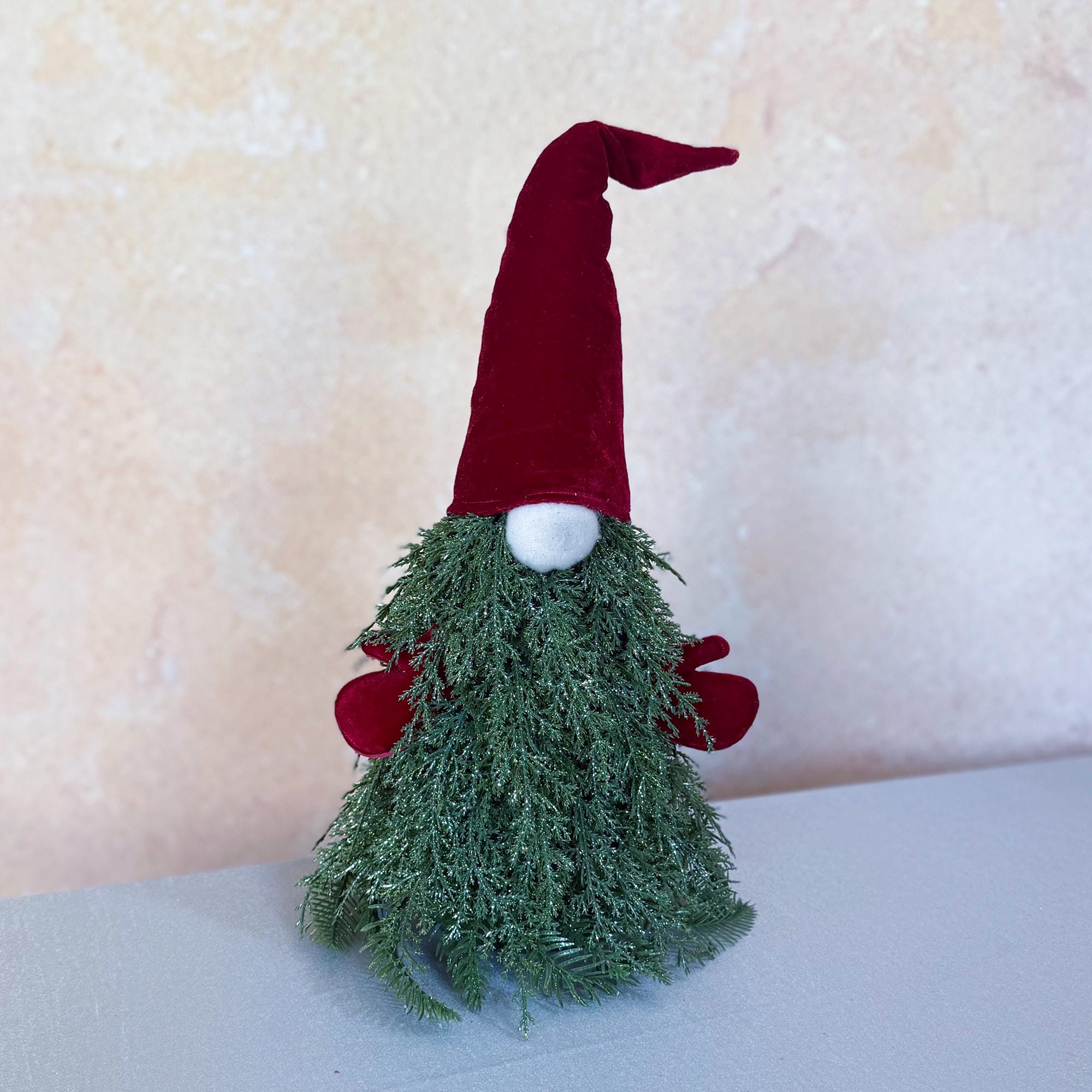 Creative Santa Claus Gnome Ornaments – Glitter Pine Branch Props Christmas Decorations, Festive Tree Ornaments & Gift Idea For Home Decor