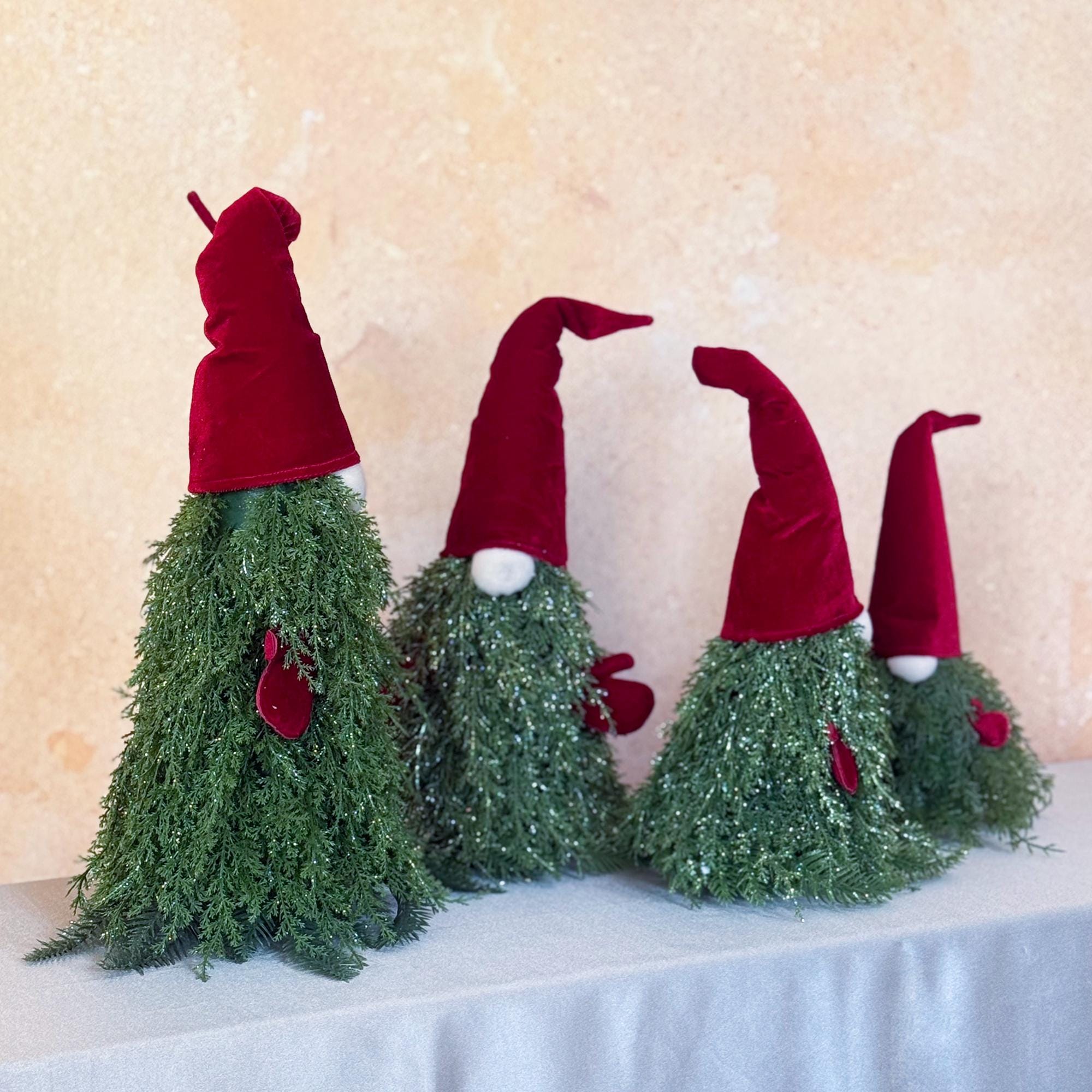 Creative Santa Claus Gnome Ornaments – Glitter Pine Branch Props Christmas Decorations, Festive Tree Ornaments & Gift Idea For Home Decor