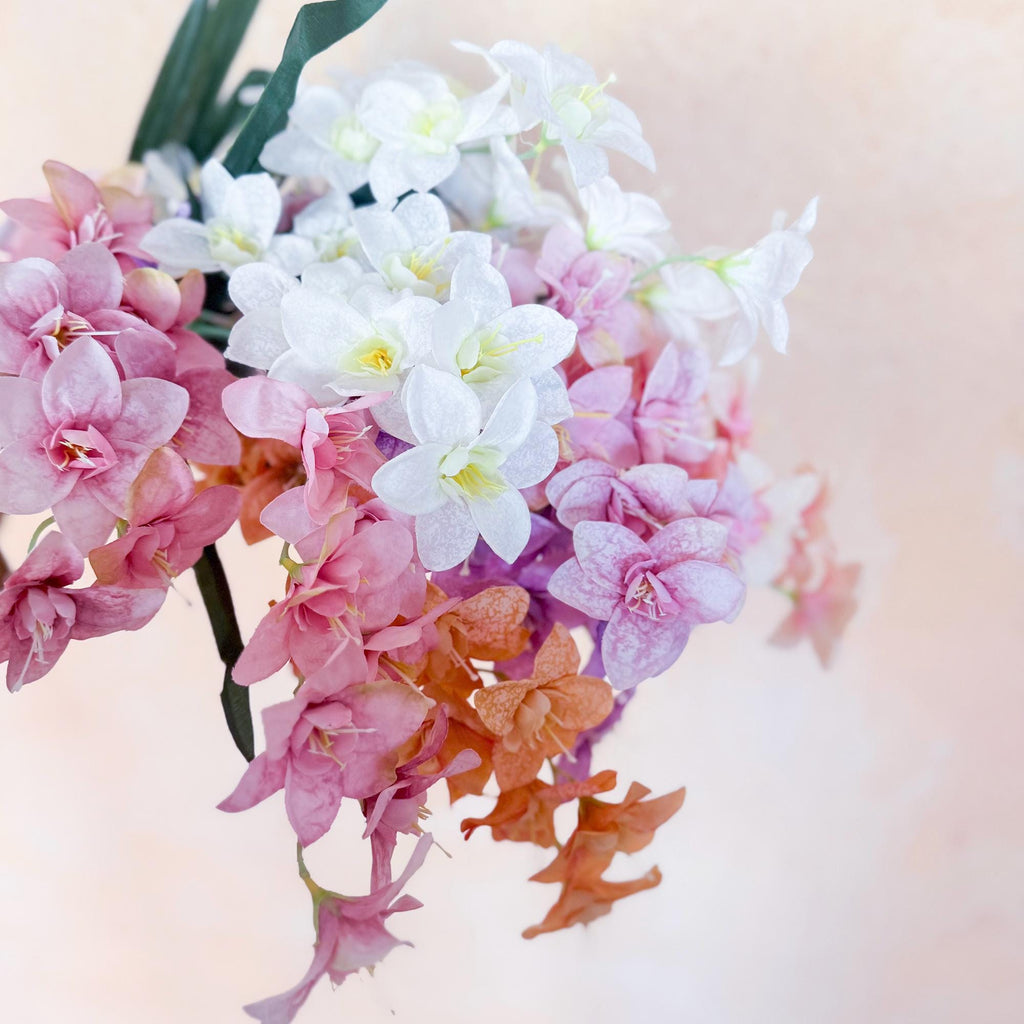Long Stem Silk Freesia Flowers — 23.6" Real Touch Freesia for Wedding Bouquets, Table Arrangements, Home Decor, and Christmas Ornaments