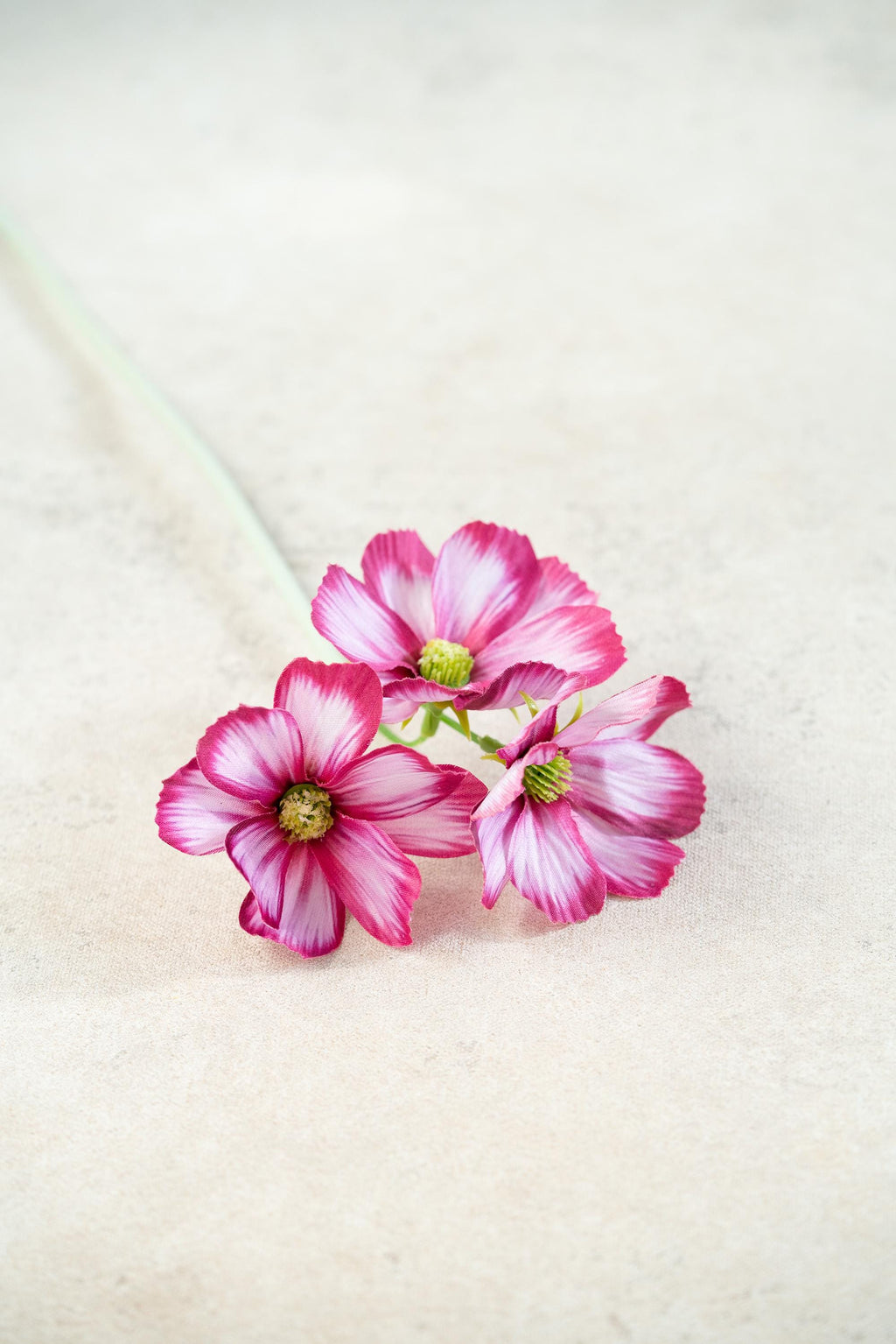 11.8'' Short Stem Purple Red Cosmos Faux Flowers - Silk Cosmos Branch, Centerpiece flower, DIY Home Decor, Wedding Flowers, Gift For Mom