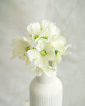 11.8'' Short Stem Ivory Cosmos Faux Flowers - Silk Cosmos Branch, Centerpiece flower, DIY Home Decor, Wedding Flowers, Gift For Mom