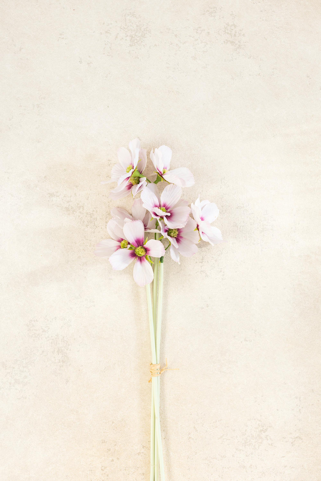 11.8'' Short Stem Light Pink Cosmos Faux Flowers - Silk Cosmos Branch, Centerpiece flower, DIY Home Decor, Wedding Flowers, Gift For Mom