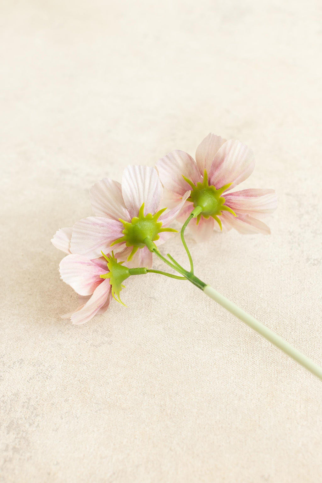 11.8'' Short Stem Dusty Pink Cosmos Faux Flowers - Silk Cosmos Branch, Centerpiece flower, DIY Home Decor, Wedding Flowers, Gift For Mom