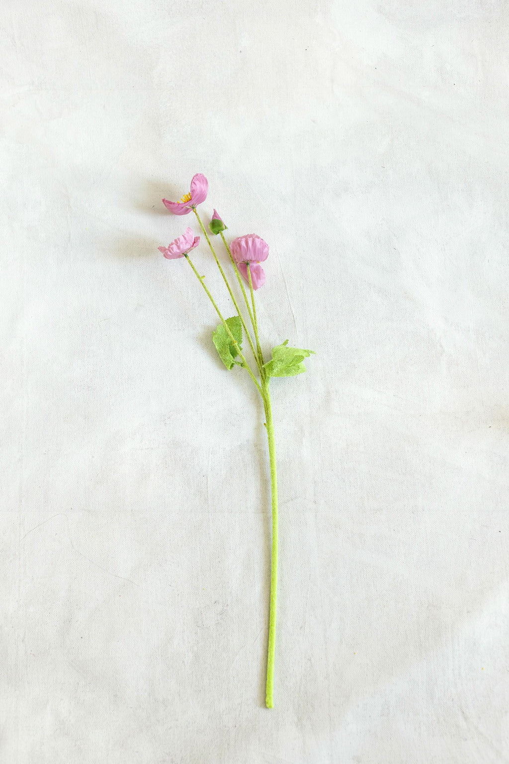 23.6" Mauve Faux Poppy Flower Stem – Silk Poppy for DIY Floral Arrangements, Wedding Centerpieces, Home Décor & Flower Bouquets