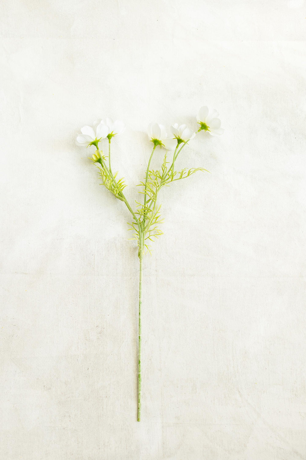23.6" White Faux Cosmos Flowers – Long Stem Cosmos Bouquet Flowers for Home Décor, Wedding Arrangements & Table Centerpieces