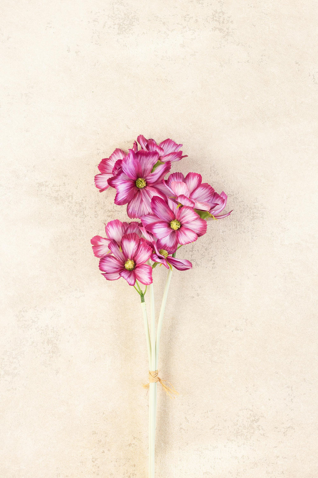 11.8'' Short Stem Purple Red Cosmos Faux Flowers - Silk Cosmos Branch, Centerpiece flower, DIY Home Decor, Wedding Flowers, Gift For Mom