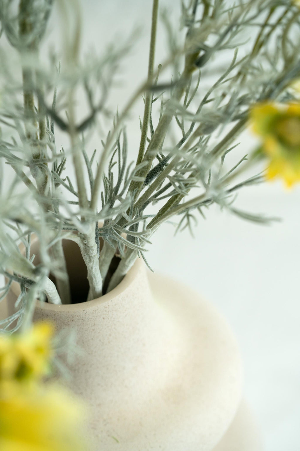 23.6" Light Yellow Faux Cosmos Flowers – Long Stem Cosmos Bouquet Flowers for Home Décor, Wedding Arrangements & Table Centerpieces