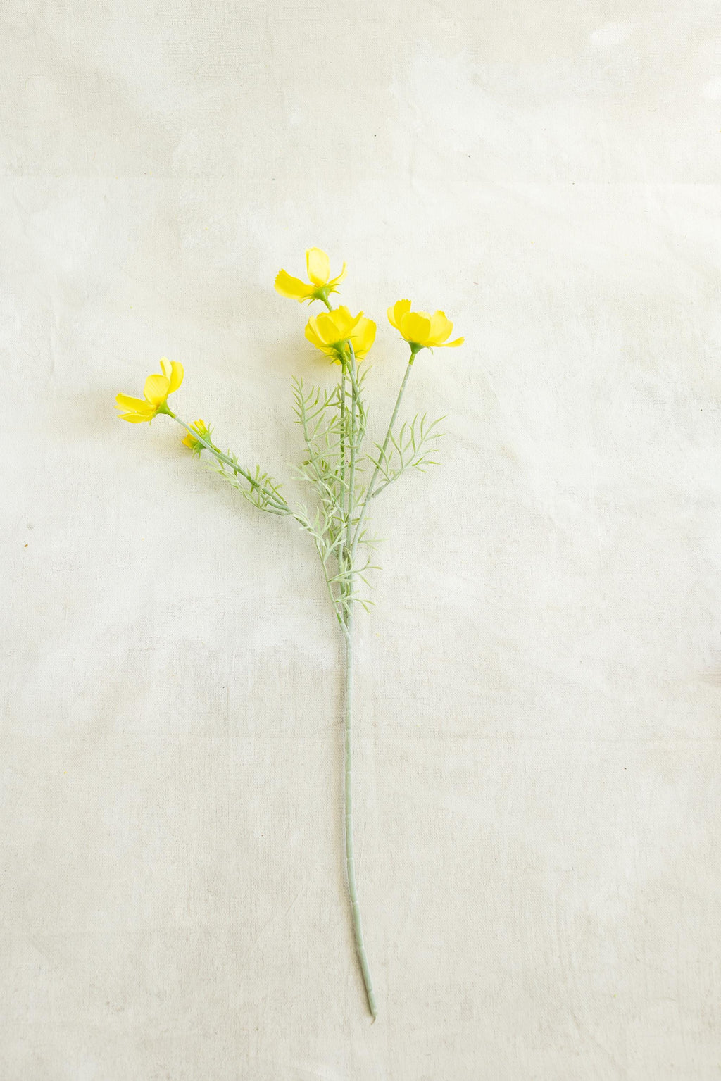 23.6" Yellow Faux Cosmos Flowers – Long Stem Cosmos Bouquet Flowers for Home Décor, Wedding Arrangements & Table Centerpieces