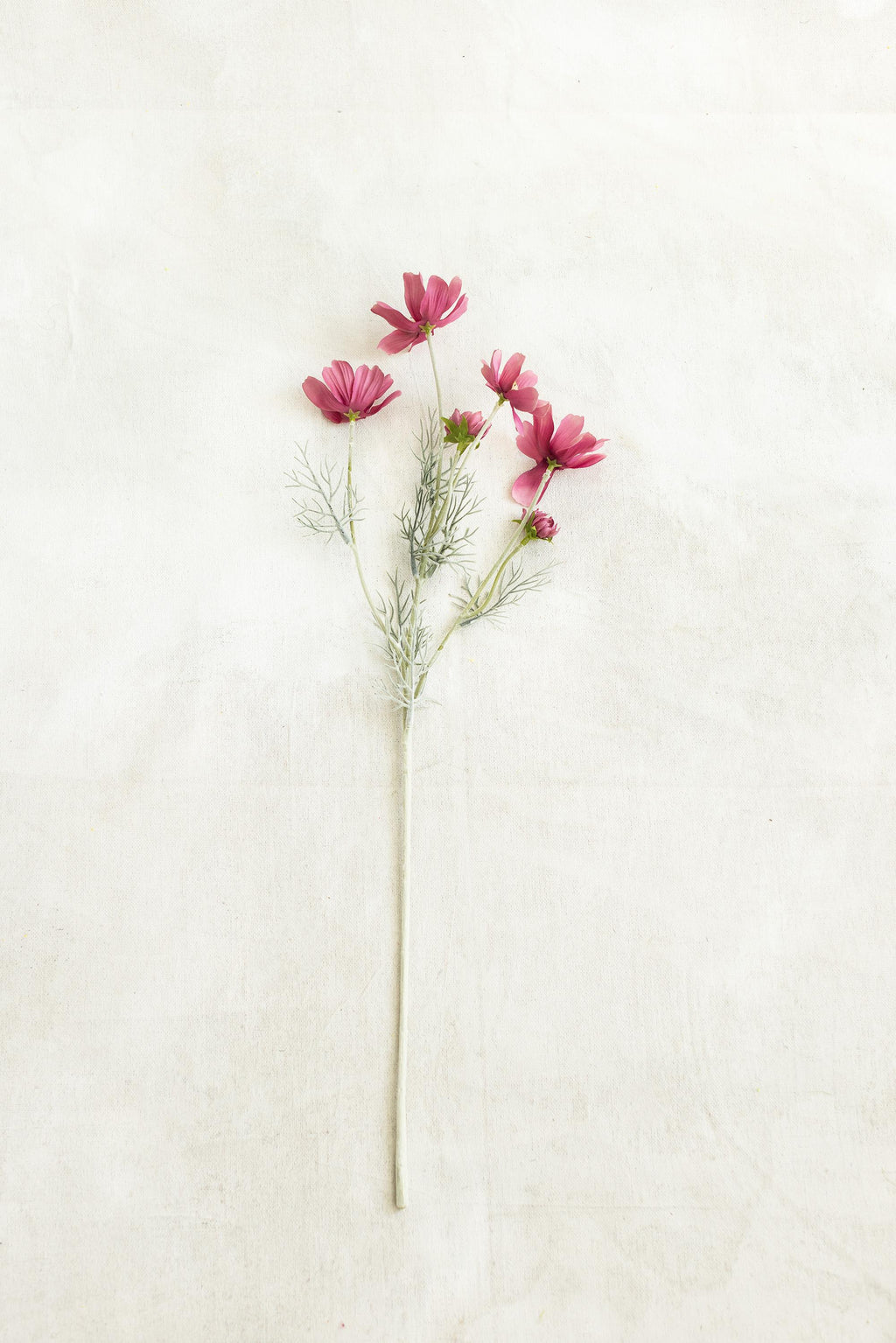 23.6" Purple Red Faux Cosmos Flowers – Long Stem Cosmos Bouquet Flowers for Home Décor, Wedding Arrangements & Table Centerpieces