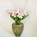 Real Touch Blush Pink Lily-Flowered Tulips Stem – Elegant Faux Decorative Flowers for Home Decor, Baby Shower, Romantic Floral Arrangements