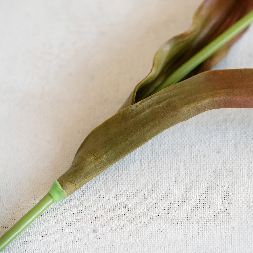 Real Touch Teal Lily-Flowered Tulips Stems – PU Faux Decor Flowers for Vase, Blue Floral Arrangements, Home Decor, Wedding Table Flowers